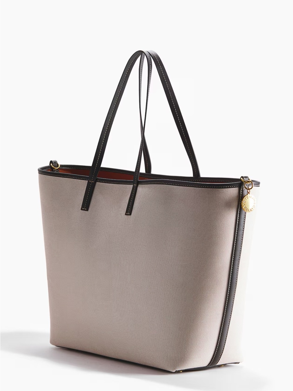 Stella McCartney Large Canvas Tote Bag Beige x H&M - Picture 3 of 8